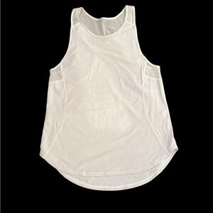 Women's White Sleeveless Top